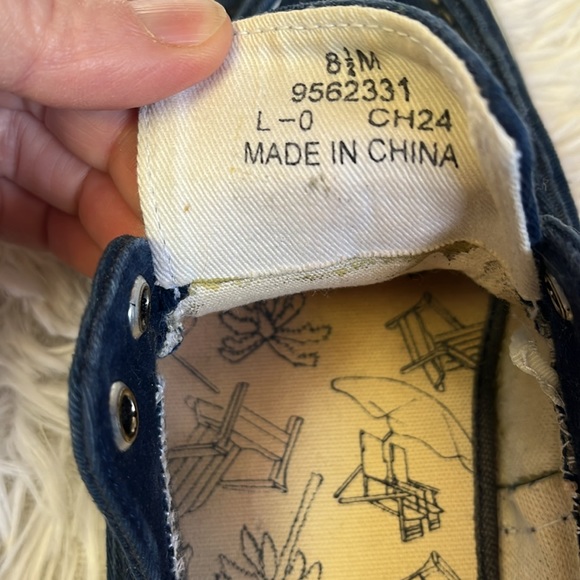 SPERRY navy blue women's boat dock shoes 8.5 - Picture 7 of 7